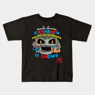 Survived the House of Horrors - ROCKY POINT TRIBUTE Kids T-Shirt